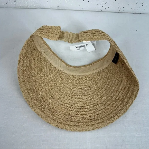 ROXY Women’s Small / Medium Always In Bloom Straw Roll Up Visor - Picture 10 of 15